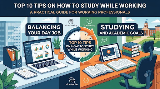 Top 10 Tips on How to Study While Working
